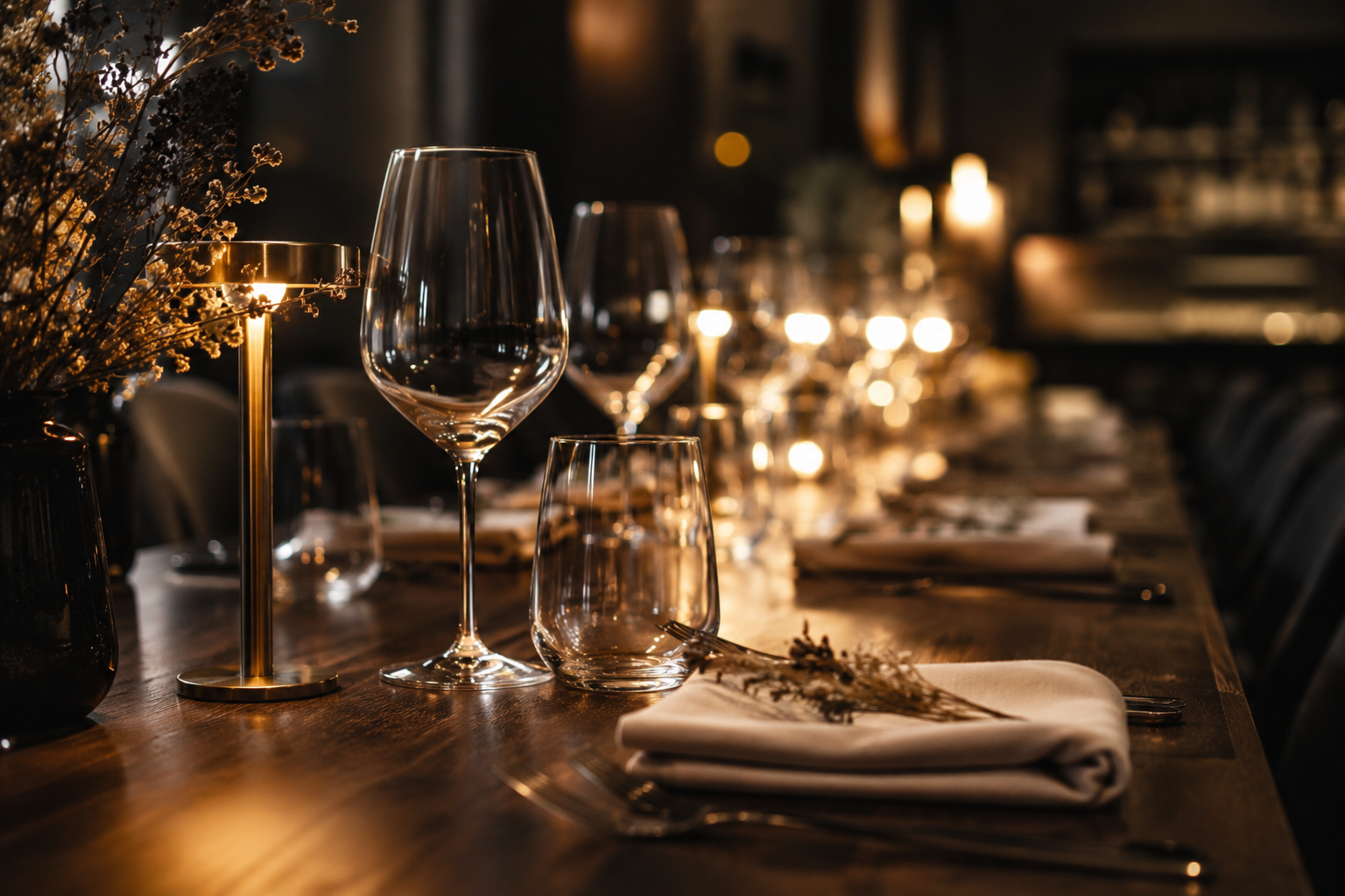Salle du restaurant gastronomique L'Inattendu à Grenoble, cuisine de saison et ambiance chaleureuse